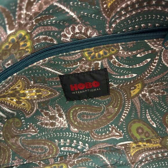 Hobo International Vintage Brown Leather Tote Bag With Braided Straps - Picture 13 of 14